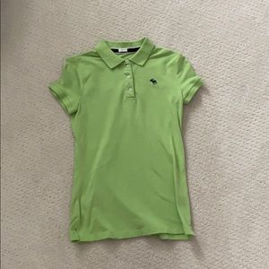 Abercrombie & Fitch green polo